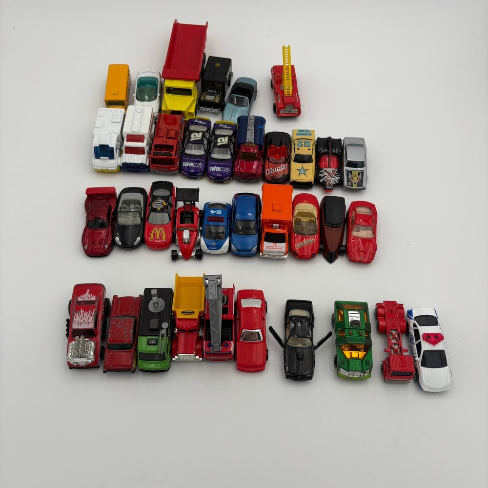 Vintage Hot Wheels Matchbox Diecast Toy Car Lot Kids Unisex Mixed Multicolor